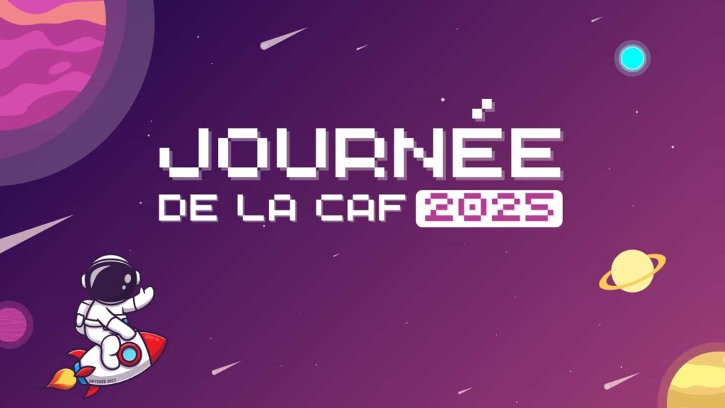Visuel événementiel réalisé par Sylvie Fabri (sfabri) pour un événement de la Caf06.
