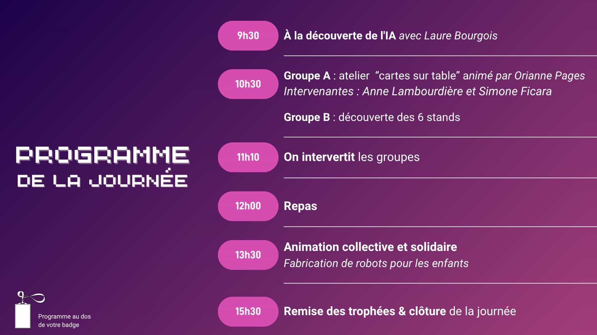 Support graphique événementiel InDesign réalisé par Sylvie Fabri (sfabri) pour la Journée de la Caf.