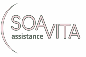 Création graphique de logo par Sylvie Fabri (sfabri) pour le site web Soavita Assistance.