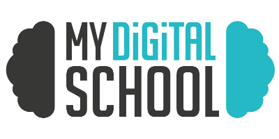 Logo de l’établissement de formation en communication et marketing digital.